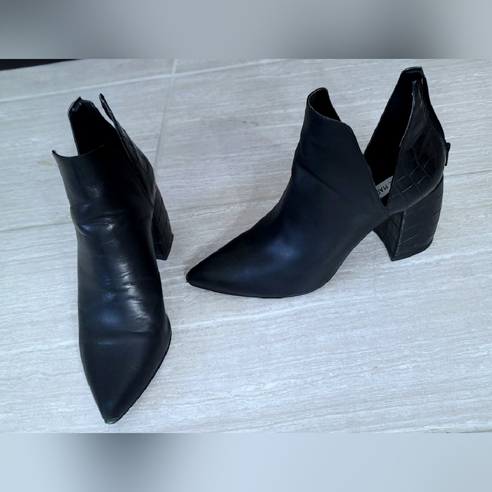 Steve Madden Black Booties
